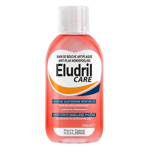 Oral Care Eludril Care Bain de Bouche Quotidien Antiplaque Dentaire | 500 ml