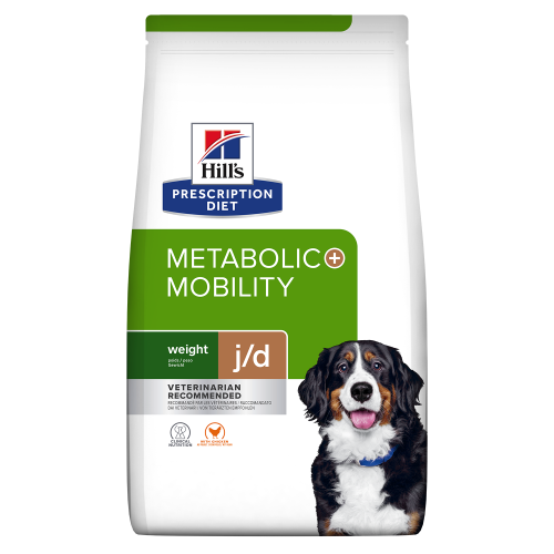 Hill's Prescription Diet j/d Metabolic + Mobility Aliment pour Chien au Poulet | 12 kg