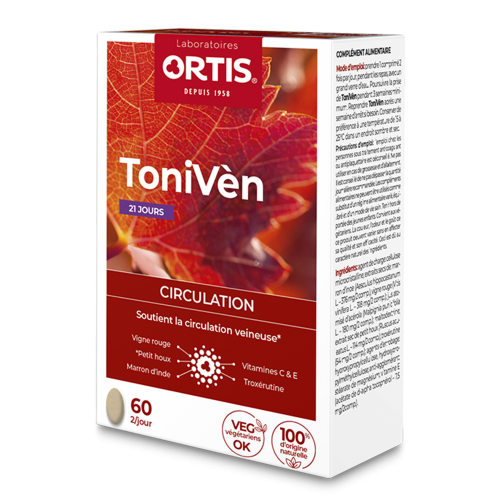 Ortis Circulation Tonivèn | 60 comprimés