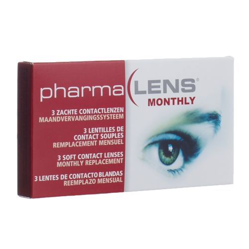 Pharmalens Lentilles de Contact Monthly +3.00 | 3 pièces