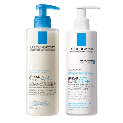 La Roche-Posay Routine Lipikar AP+ | 2 x 400 ml
