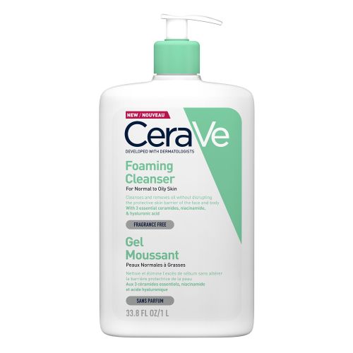 CeraVe Gel Nettoyant Moussant | 1 l