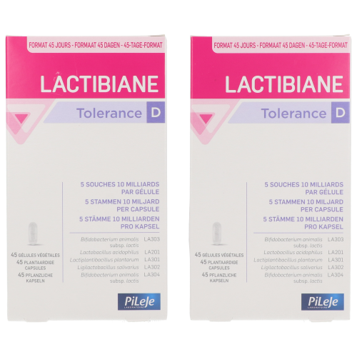 Lactibiane Tolérance D DUO | 2 x 45 gélules PROMO
