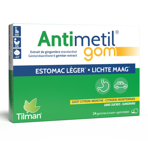Tilman Antimetil Gom | 24 comprimés à sucer
