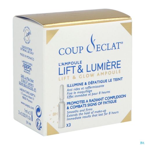 Coup d'Éclat Lift & Lumière | 3 ampoules