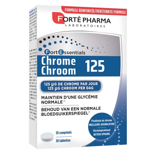 Forté Pharma Chrome 125 | 30 comprimés