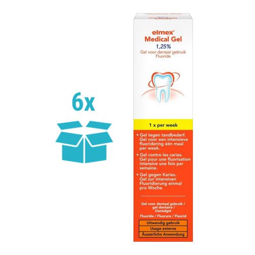 Elmex Medical Gel 1,25 % | 6 x 38 g