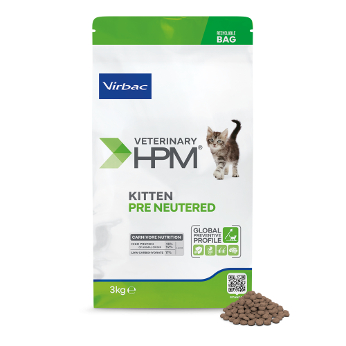 Virbac Veterinary HPM Kitten Pre Neutered | 3 kg
