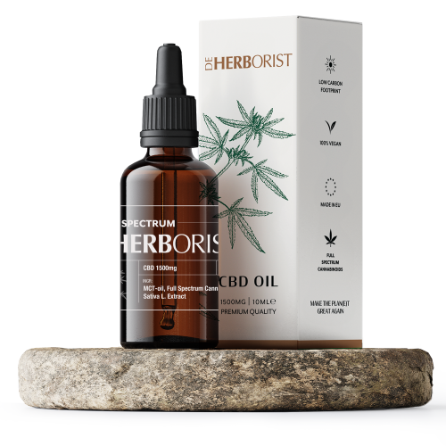 De Herborist Premium Huile CBD 1500mg (15%) | 10 ml